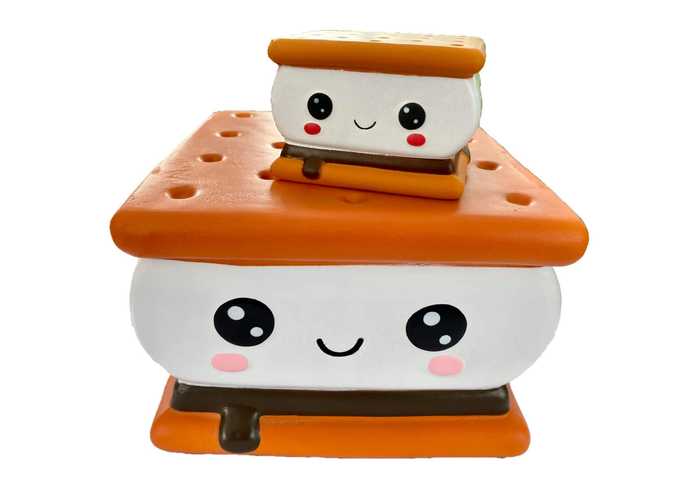 s’mores squishy toys