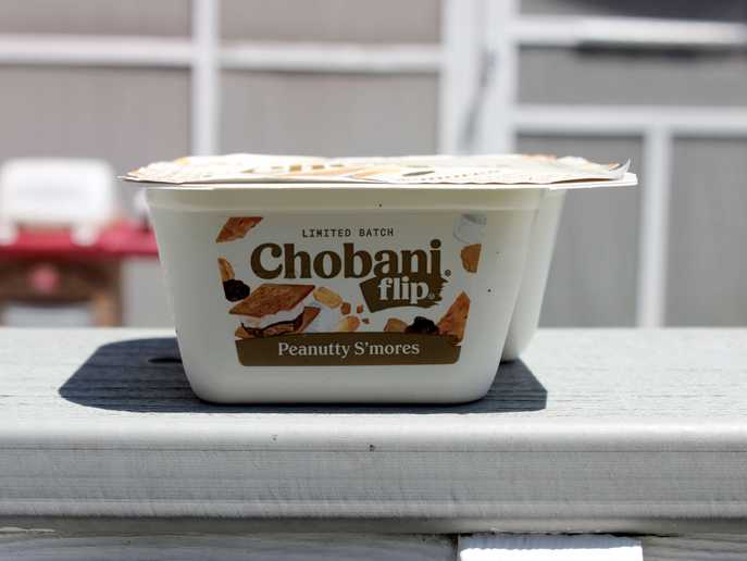 Chobani Flip Peanutty S’mores yogurt comes in attractive packaging