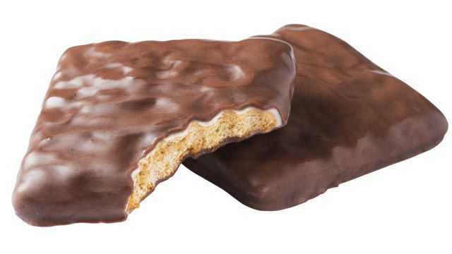 razor-thin layer of marshmallow inside ABC Bakers Girl Scouts Smore’s cookies