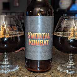 S’mortal Kombat beer, one of my favorite s’mores puns