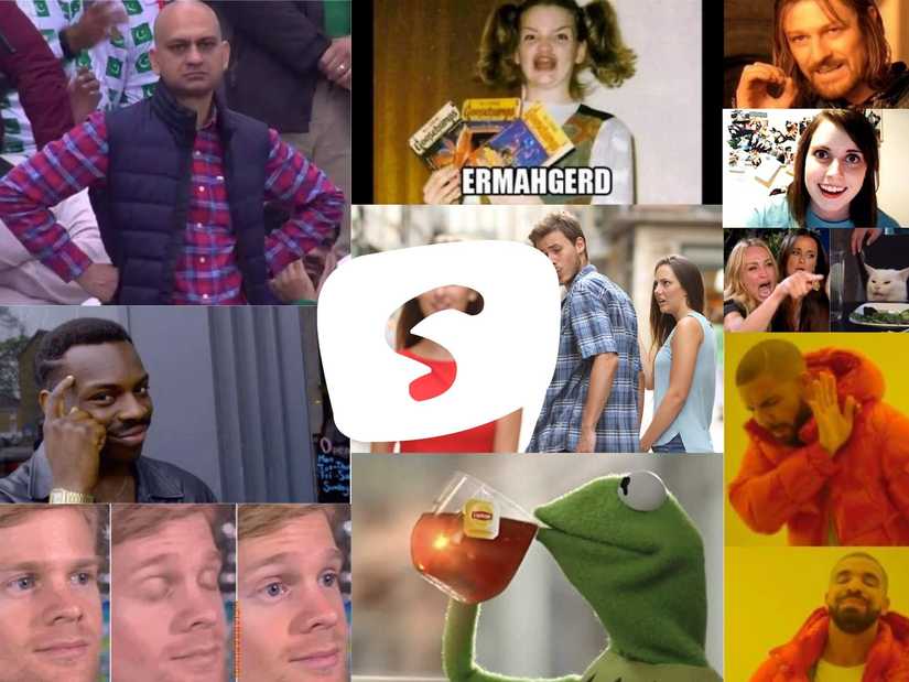 s’mores memes collage