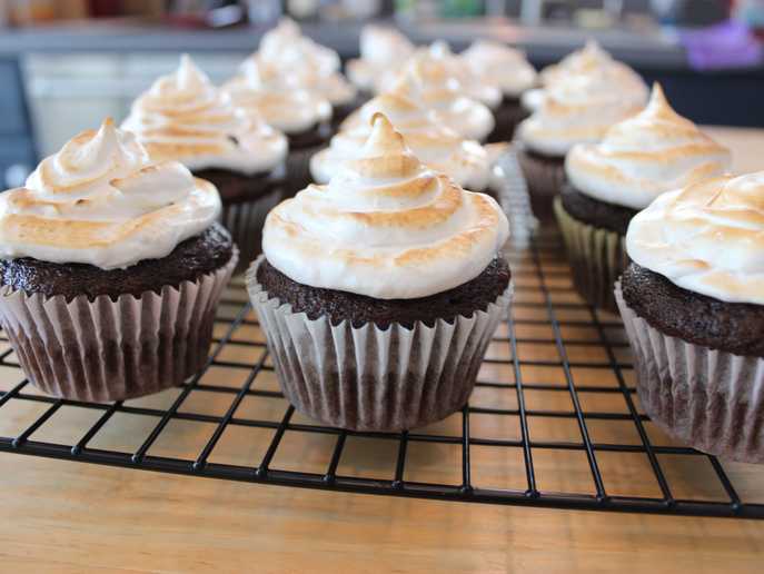 s’mores cupcakes