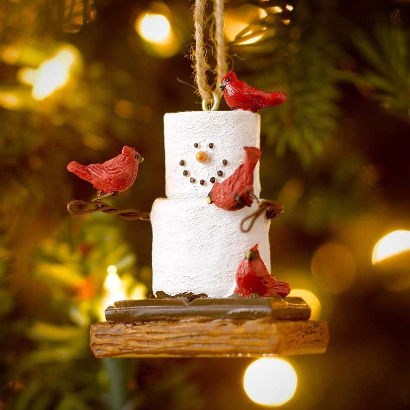 s’mores ornament on tree