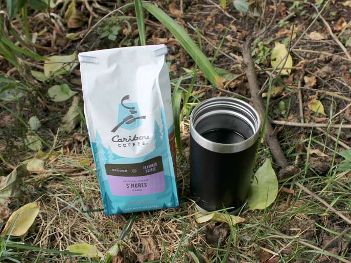 Caribou Coffee S’mores Cabin coffee